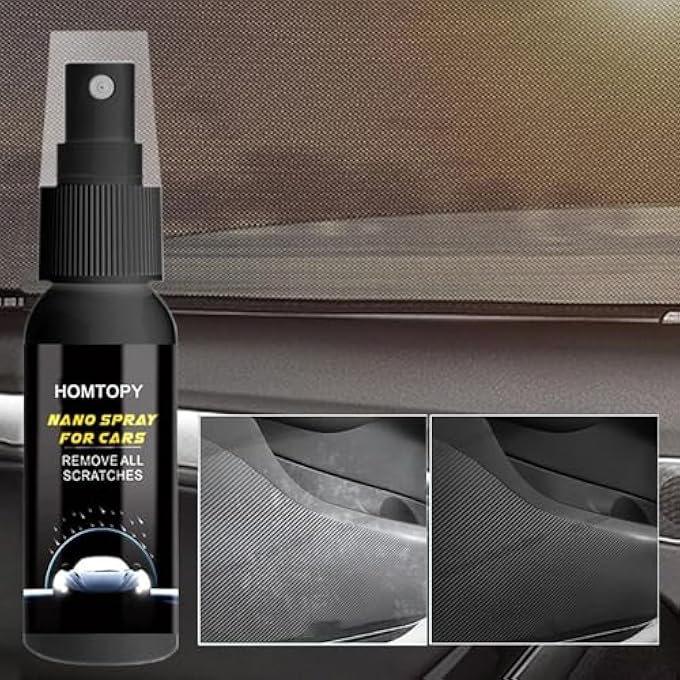 HOMTOPY COATING RENEWAL AGENT SPRAY, CAR PAINT RESTORER, DIRTY-RESISTANT DUSTPROOF MAINTENANCE LIQUID FOR PAINT CORRECTION WHEEL TRIM EXTERIOR DETAILING BOAT WINDSHIELD RV INTERIOR HEADLIGHT - Image 2